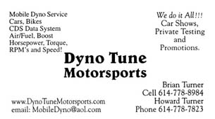 Thanks to Dynotune Motorsports for all the tuning!
